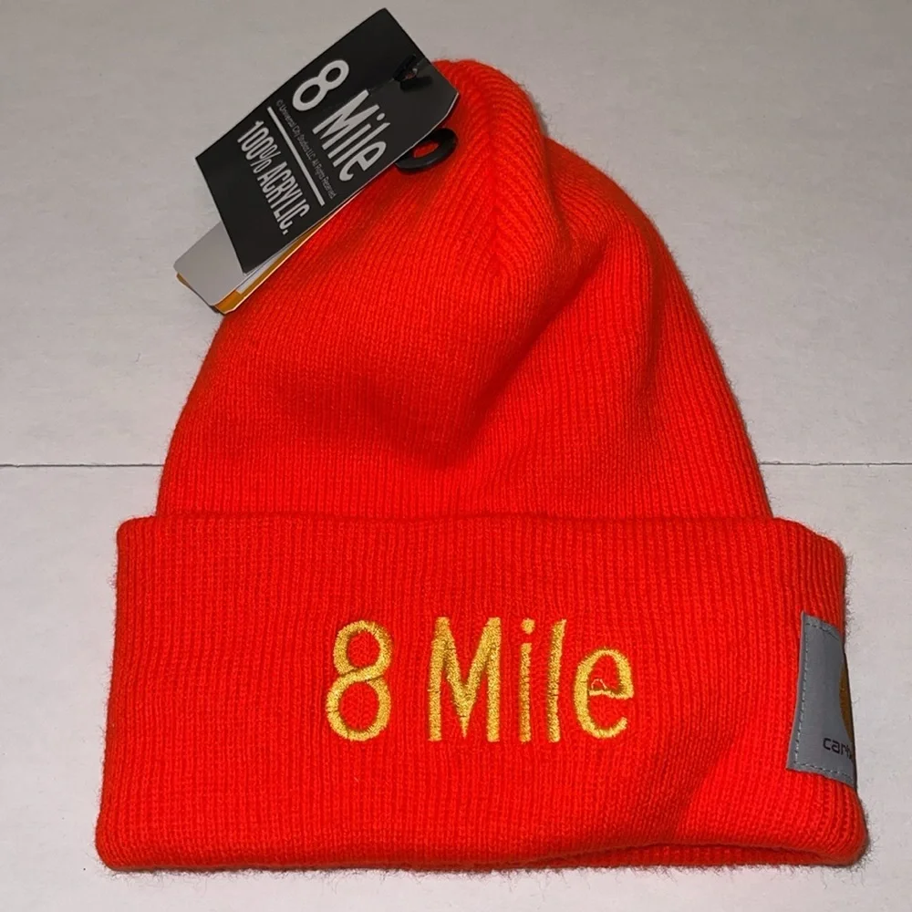 VERY RARE EMINEM 8 MILE X MOM'S SPAGHETTI BEANIE (ORANGE) - Picture 4 of 4